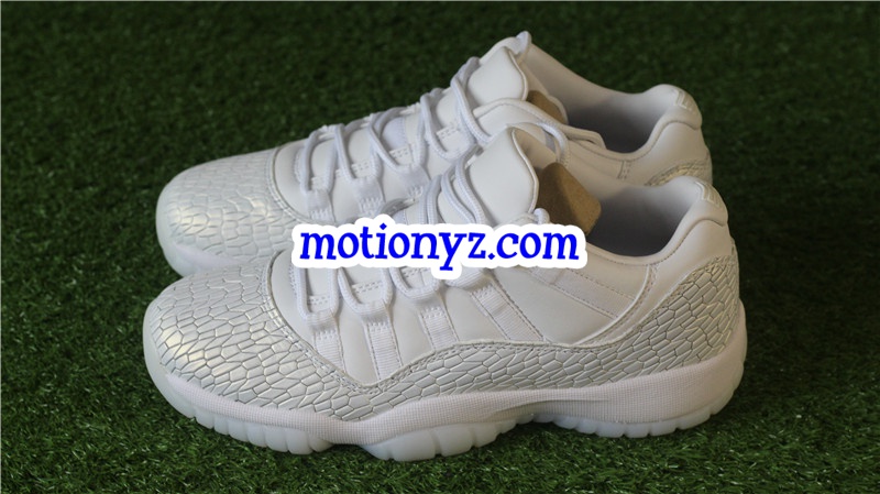 Air Jordan 11 Low GS Frost White PRM Heiress